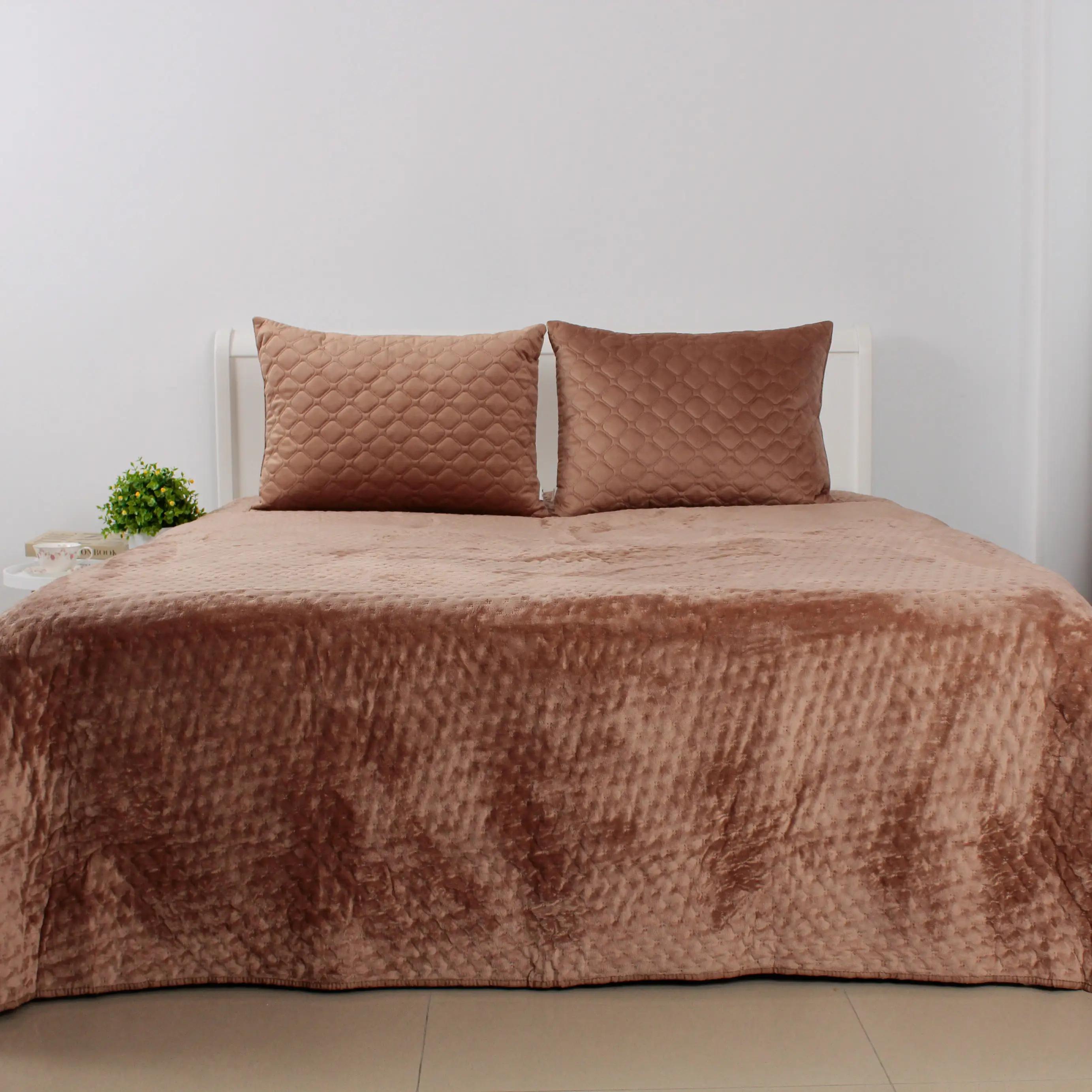 Покривало ТЕП "VELOUR" Капучiно/Зiрочка Покривало ТЕП "VELOUR" Капучiно/Зiрочка