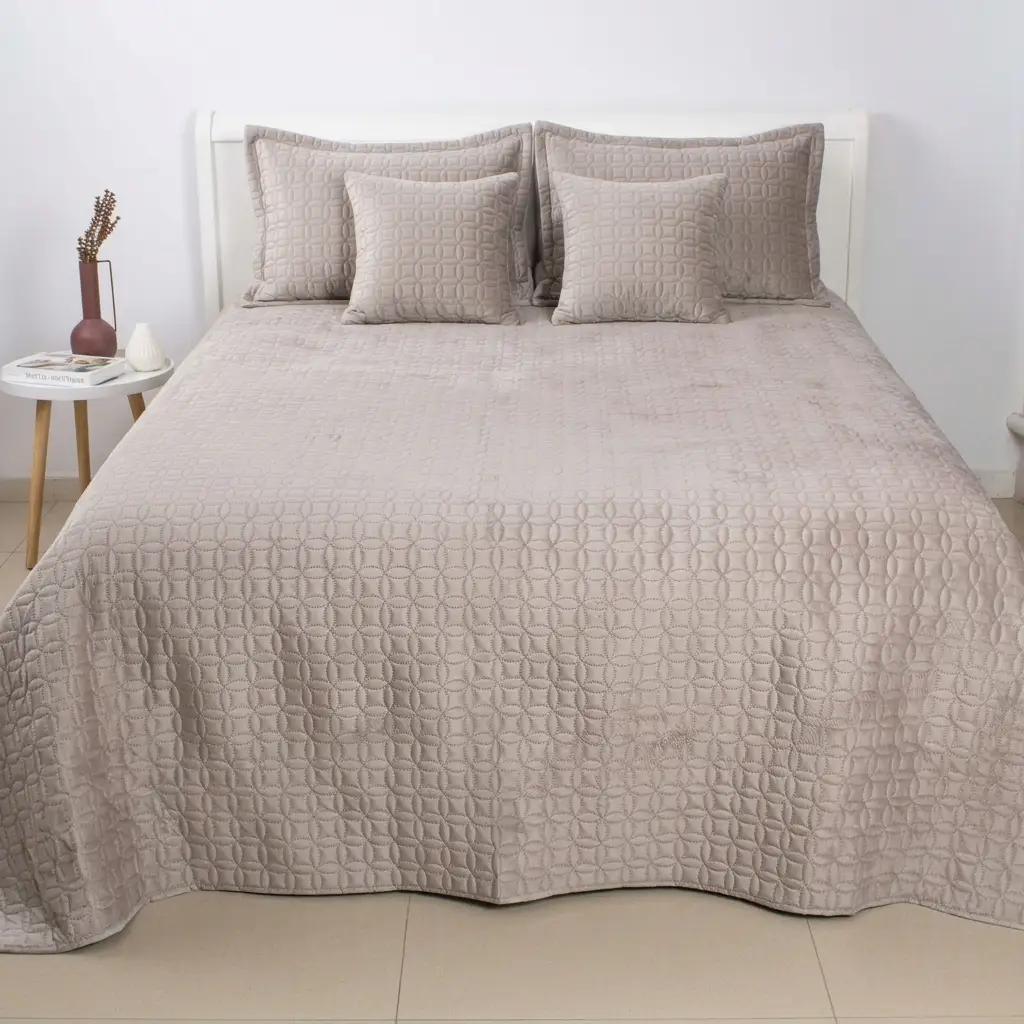 Покривало ТЕП "VELOUR" Пісочний/Мозаїка Покривало ТЕП "VELOUR" Пісочний/Мозаїка