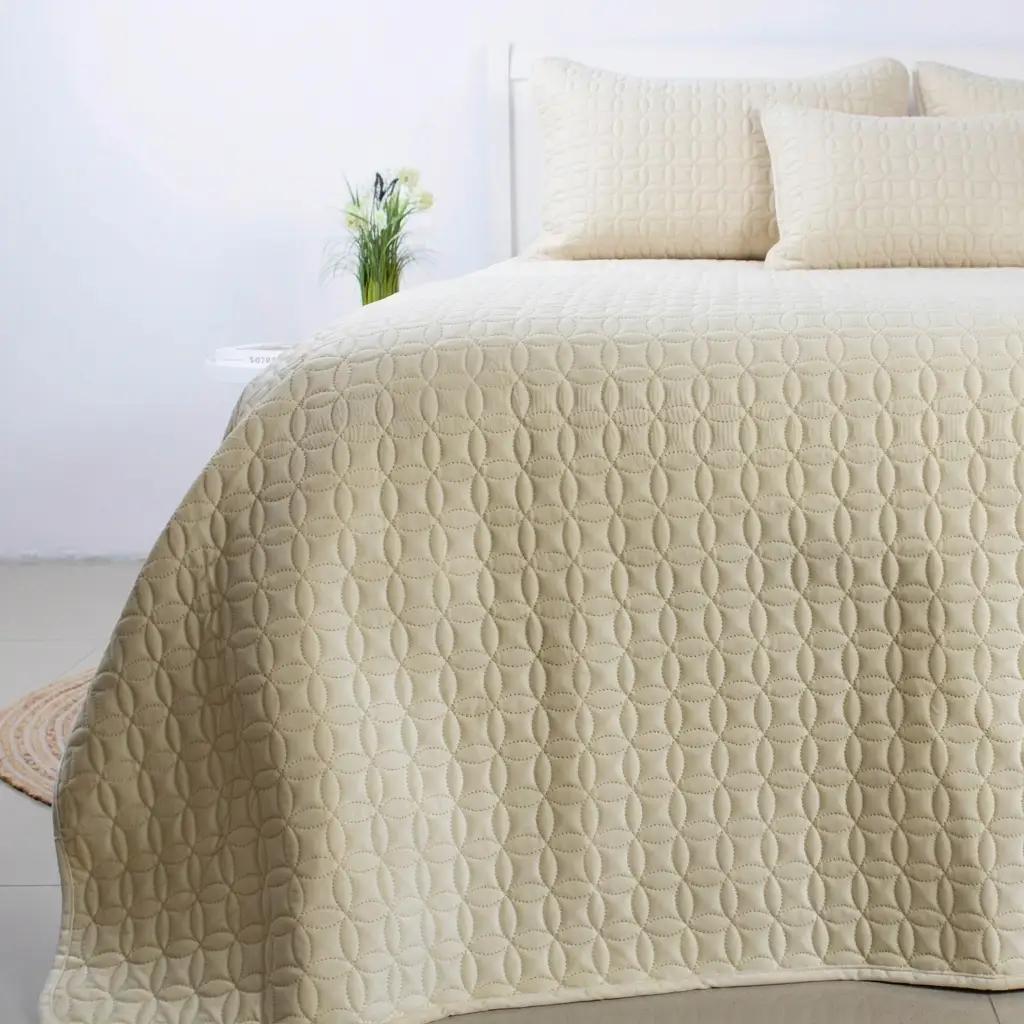Покривало ТЕП "VELOUR" Бежевий/Мозаїка, 150x210 - Фото 3 Покривало ТЕП "VELOUR" Бежевий/Мозаїка, 150x210 - Фото 3