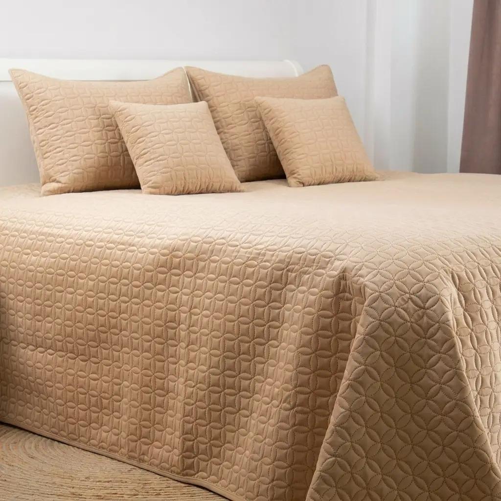 Покривало ТЕП "VELOUR" Золотий беж/Мозаїка, 150x210 - Фото 2 Покривало ТЕП "VELOUR" Золотий беж/Мозаїка, 150x210 - Фото 2